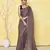 grey cotton saree with running blouse