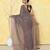grey cotton saree with running blouse