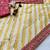 yellow vichitra silk blend leheriya saree