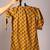 Navratri mustard cotton kurta set for boys