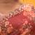 maroon faux georgette party wear saree