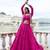 pink Rayon Chaniya Choli with Mirror Gamthi Work & Lace work