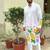 Pichwai multi cow handpaint kurta