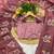 mauve gold crush embroidered cut work saree