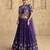 PURPLE READYMADE JACKET STYLE LEHENGA CHOLI