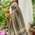 Grey tissue saree with unstiched blouse