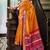 Mustard silk Blend saree with unstitched blouse