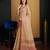 Beigeny linen saree with unstitched blouse