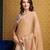 Light beige linen saree with unstitched blouse