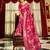 Rani silk blend saree with unstitched blouse