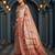 White red soft silk blend saree with unstitched blouse