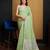 Pista organza saree with unstitched blouse
