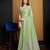 Pista organza saree with unstitched blouse