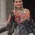 BLACK WHITE BANDHANI PRINT GAMTHI PATCH WORK COTTON NAVRATRI STITCHED LEHENGA CHOLI
