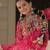PINK WHITE BANDHANI PRINT GAMTHI PATCH WORK COTTON NAVRATRI STITCHED LEHENGA CHOLI