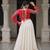 RED WHITE BANDHANI PRINT GAMTHI PATCH WORK COTTON NAVRATRI STITCHED LEHENGA CHOLI