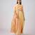 Yellow printed georgette dress