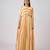 Yellow printed georgette dress