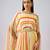 Yellow printed georgette dress