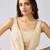Gold embroidered georgette cape set