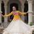 Yellow Georgette Kutchi Gamthi Work Peplum Blouse With Cotton Flared Lehenga