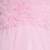Babypink gathered bodice high low net woven party frock