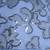 Sky blue sequence bodice tailcut net woven party frock