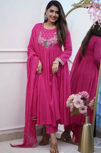 Designer ethnic set kurta, pant set for women for casual and festive wear