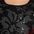 Black embellished bodice dual colour net woven party gown