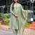  Women's Silk Blend Floral Straight Printed Kurta Pant With Dupatta | kurta sets for woman