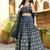 awesome navy blue sequins embroidered georgette fabric indian lehenga dress designs