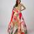 Multicolor printed GEORGETTE Lehenga