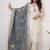  Women's Chanderi Blend Floral Straight Printed Kurta Pant With Dupatta | kurta sets for woman