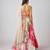 Multicolor printed GEORGETTE Lehenga