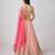 Peach embroidered Organza Lehenga