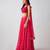 Pink  printed Organza Lehenga