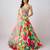 Multicolor printed GEORGETTE Lehenga