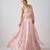 Pink  plain Organza Lehenga