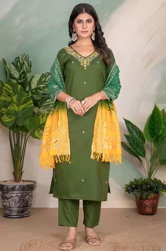 Designer ethnic set kurta, pant set for women for casual and festive wear