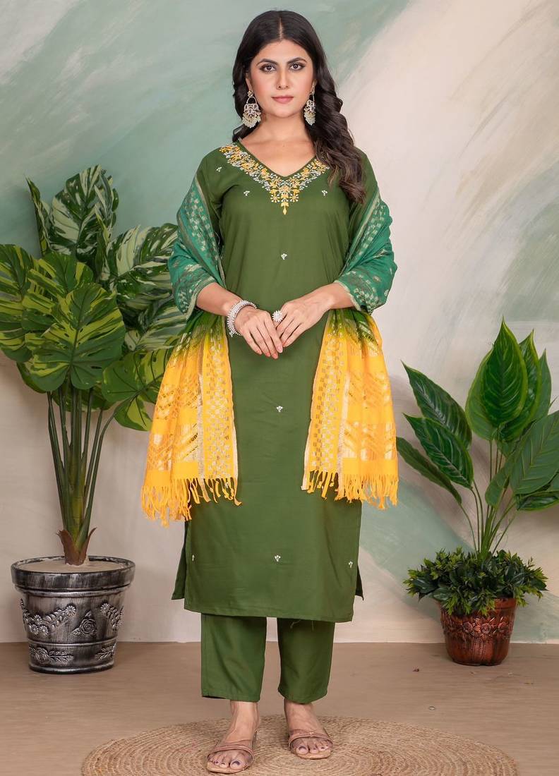 Designer ethnic set kurta, pant set for women for casual and festive wear