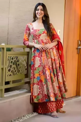 Designer ethnic set kurta, pant set for women for casual and festive wear