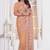 Peach resham zari embroidery work net party wear saree