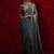 Ice blue handwork zarkan embroidery two tone silk blend saree