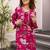 Kabool rosy pink printed cotton co ord sets
