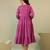 Purna munsell purple plain cotton short dresses