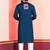Green Embroidered Faux Rayon navratri special kurta set