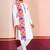White Embroidered Faux Rayon navratri special kurta set