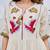 Tiara frost white embroidered cotton short dresses