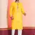 Yellow Embroidered Faux Rayon navratri special kurta pyjama