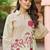 Mahua roses off white plain cotton co ord sets